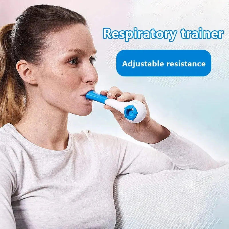 1PC Sports Breathing Trainer Exercise Lung Face Mouthpiece Respirator Fitness Equipment For Household Healthy Care Accessories SlimmingHut