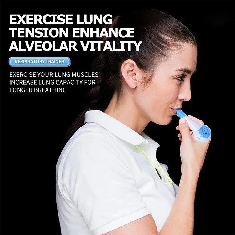 1PC Sports Breathing Trainer Exercise Lung Face Mouthpiece Respirator Fitness Equipment For Household Healthy Care Accessories SlimmingHut