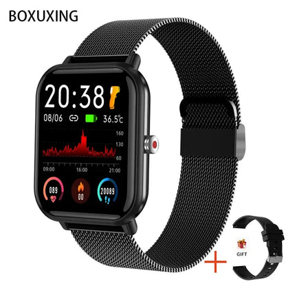 2023 New Smart Watch Men Blood Oxygen Monitoring Sports Fitness Watch Man Woman Body Temperature Monitor Smart Watch For Xiaomi - SlimmingHut