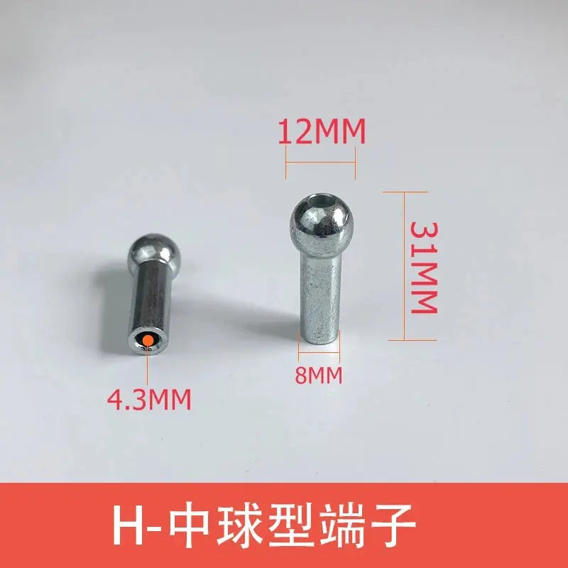 Gym Equipment Cable Connector Replacement Parts Accessories for 5mm/6mm Cable Ball Plug Interface Port Assembly Home Machine Use - SlimmingHut