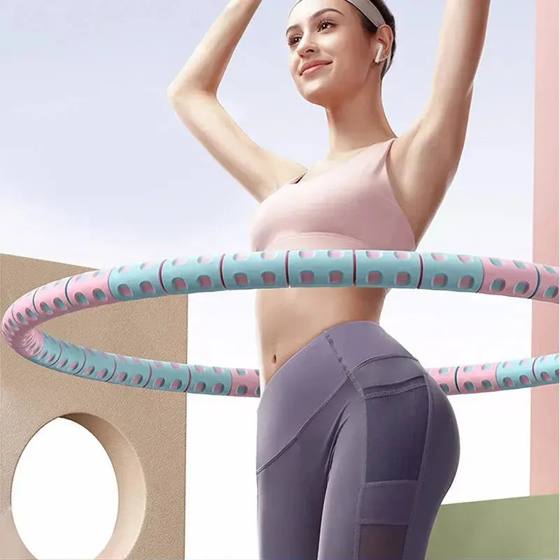 Fitness Yoga Loop Weight Loss Circle Weighted Hoop Waist Exercise Slimming Sport Hoop Massage Bodybuilding Gym Shape Thin Waist SlimmingHut