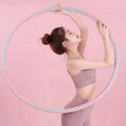 Fitness Yoga Loop Weight Loss Circle Weighted Hoop Waist Exercise Slimming Sport Hoop Massage Bodybuilding Gym Shape Thin Waist SlimmingHut