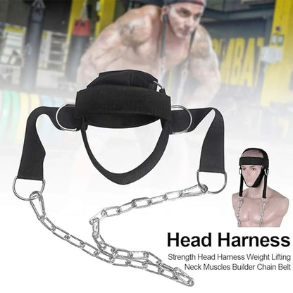 Head Neck Harness Weight Lifting Trainer Oxford Cloth Shoulder Weight Strength Training Cap Sports Fitness Equipment SlimmingHut