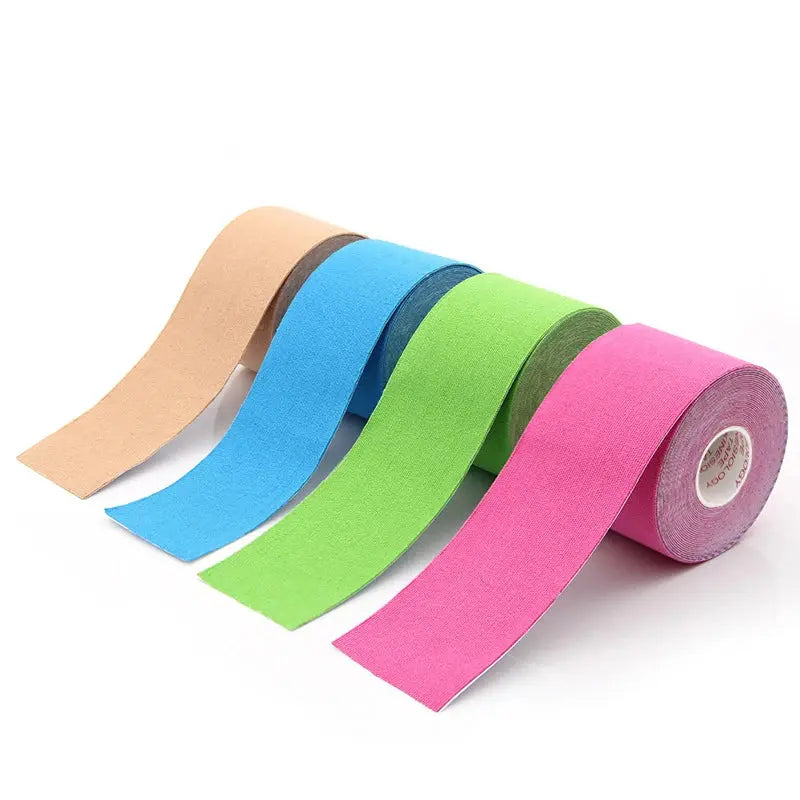 Kinesiology Tape 5cm 5m Elastic Kinesio Tape Elastic tape Muscle Pain Relief Athletic Recovery Knee Pads for Gym Fitness Bandage SlimmingHut