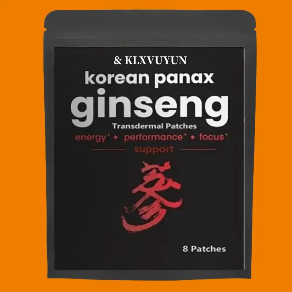 Korean Red Panax Ginseng 5000mcg 8 Transdermal Patches Strength Root ct Powder Supplement With High Ginsenosides SlimmingHut