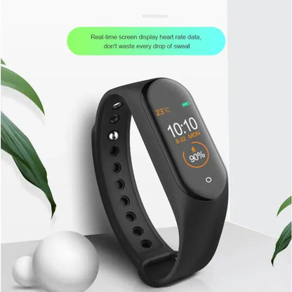 M4 Smart Digital Watch Bracelet for Men Women Smartwatch Heart Rate Monitor Pedometer Calorie Counter Health Sport Tracker Watch - SlimmingHut