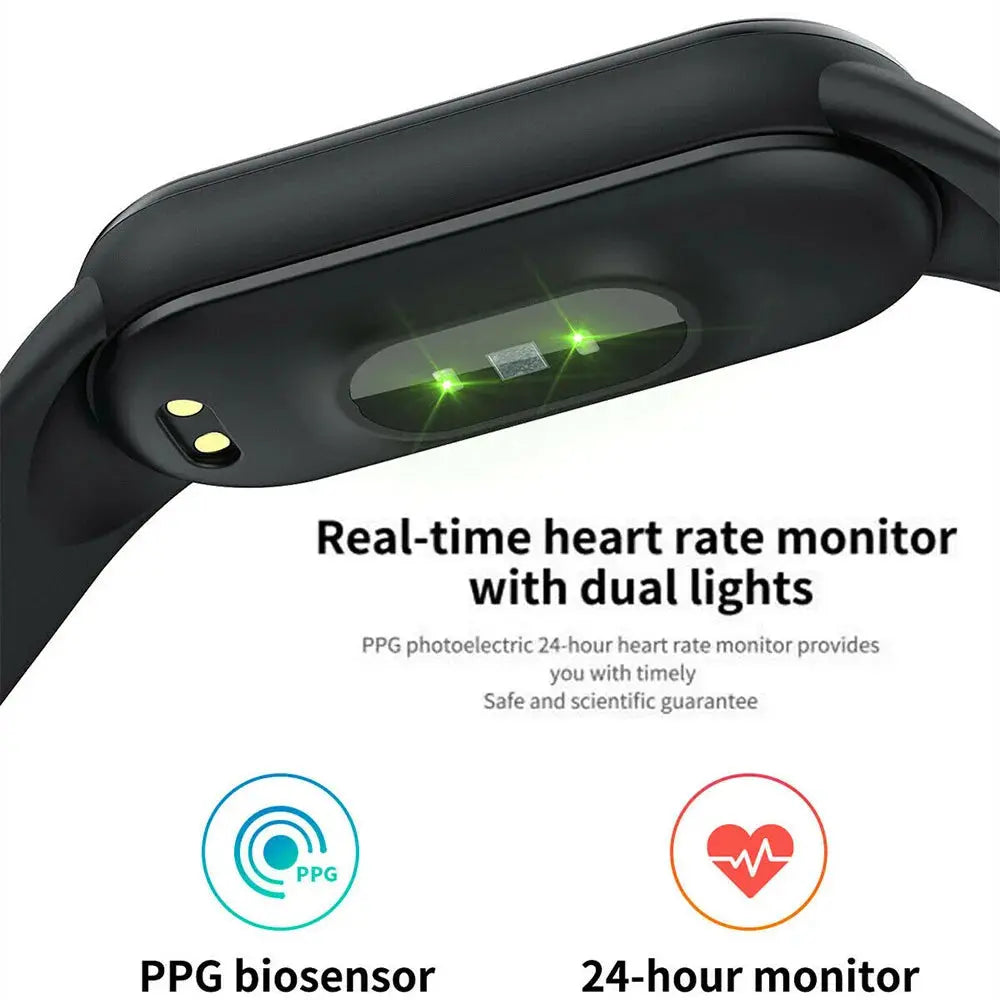 M5 Smart Band Waterproof Sport Watches Smart Watch Men Woman Blood Pressure Heart Rate Monitor Fitness Bracelet For Android IOS - SlimmingHut