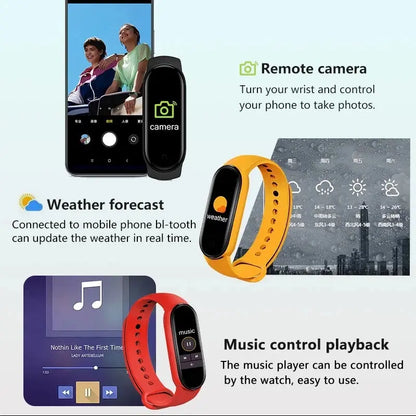 M7 Kids Smart Watch Children Smart Band Boys Girls Child Smart Bracelet Sport Fitness Tracker Waterproof Wristband For 10-18 - SlimmingHut