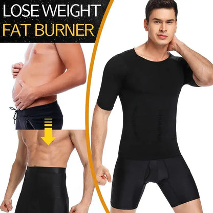 Men Body Shapers Tummy Control Shorts High Waist Slimming Underwear Seamless Belly Girdle Boxer Briefs Weight Loss Short Pants SlimmingHut