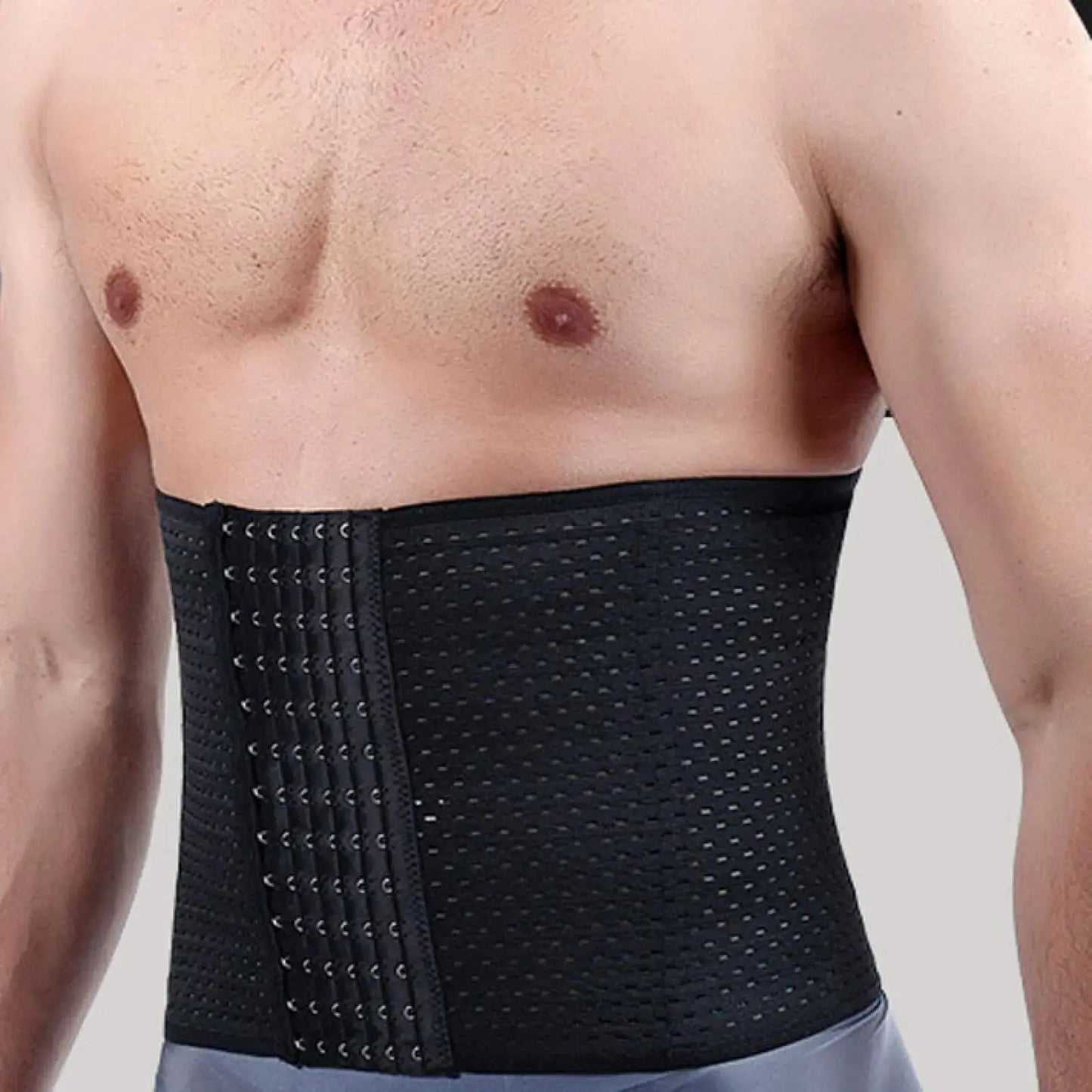 Men Compression Shapewear Waist Trainer Trimmer Belt Corset For Abdomen Belly Shapers Tummy Control Fitness Slimming Body Shaper SlimmingHut