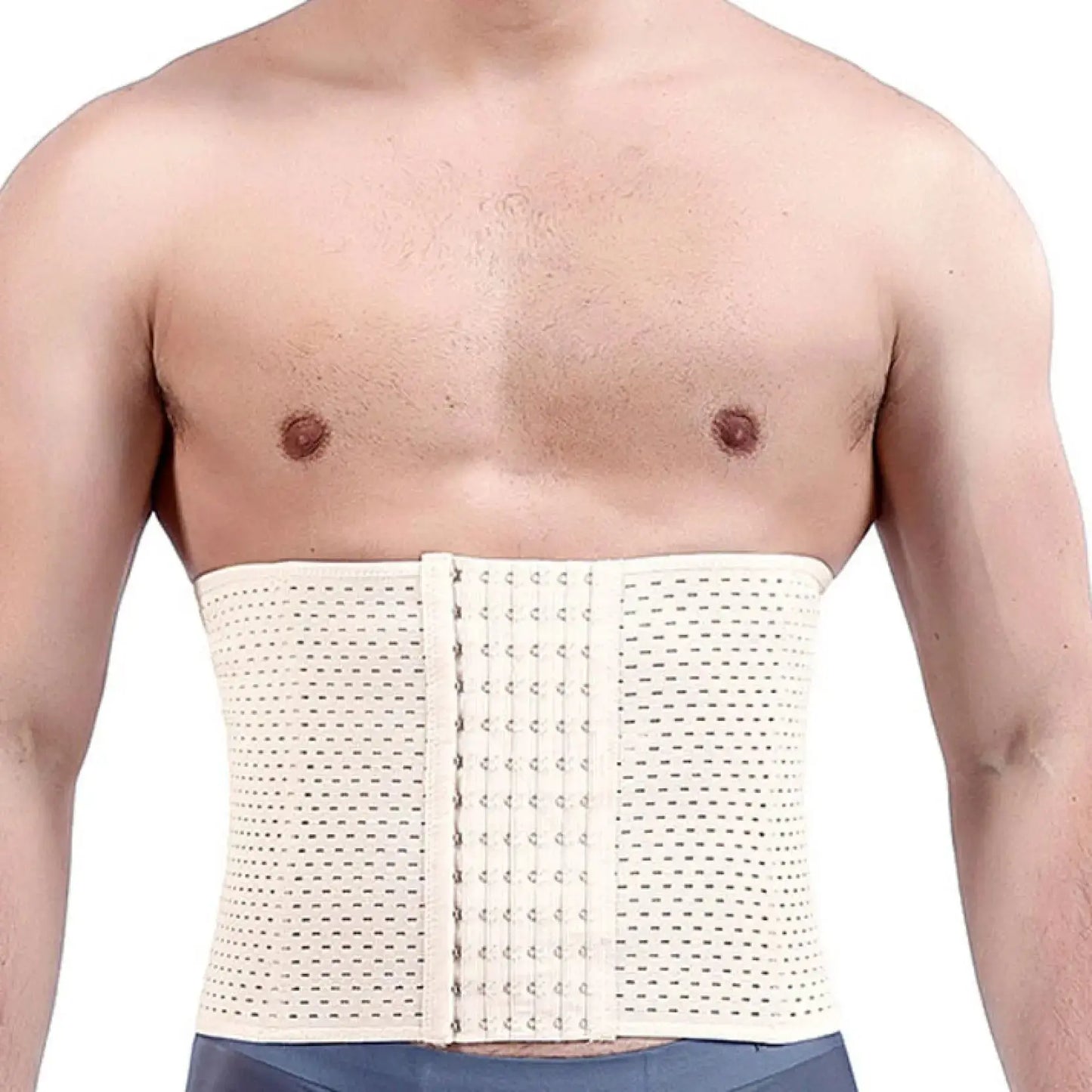 Men Compression Shapewear Waist Trainer Trimmer Belt Corset For Abdomen Belly Shapers Tummy Control Fitness Slimming Body Shaper - SlimmingHut