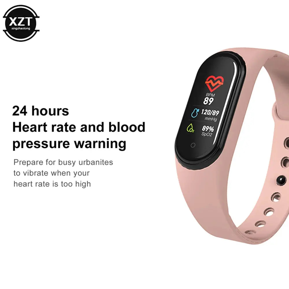 New Smart Watch Wristband IP65 Waterproof Watch Blood Pressure Heart Rate Monitor Fitness Tracker Call Running Smart Bracelet - SlimmingHut