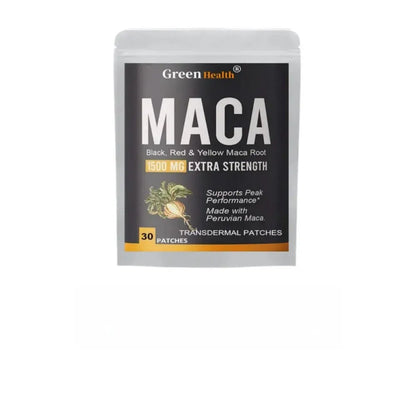 Organic Maca Root Transdermal Patches With Black + Red + Yellow Peruvian Maca Root Extract For Men And Women 30 Patches - SlimmingHut