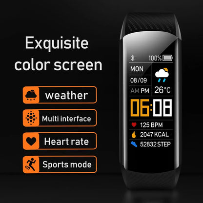 Original Fitness Smart Watch Heart Rate Monitor Weather Clock Band Sport Waterproof Smartwatch for Men Women iPhone Android 2023 - SlimmingHut