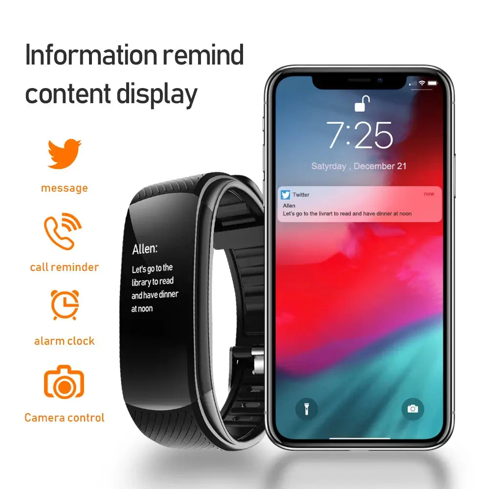 Original Fitness Smart Watch Heart Rate Monitor Weather Clock Band Sport Waterproof Smartwatch for Men Women iPhone Android 2023 - SlimmingHut