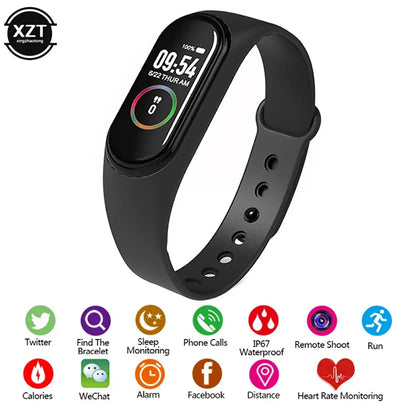 Smart Watch Wristband Heart Rate/Blood/Pressure/Heart Rate Monitor/Pedometer Waterproof Sport Smart Bracelet Electric Clock - SlimmingHut