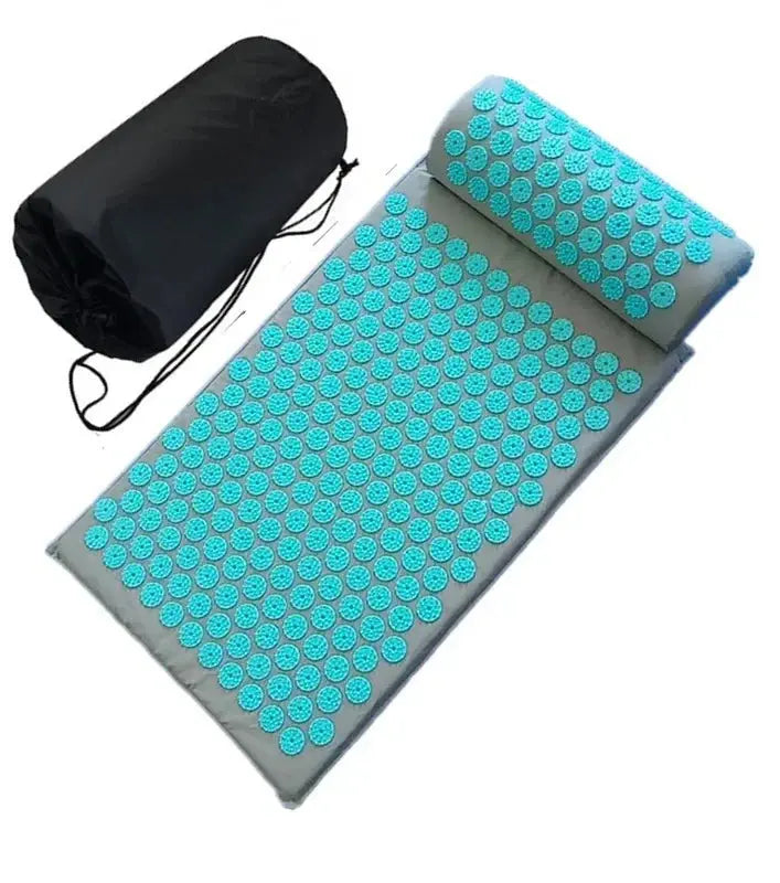 Spike Acupuncture Massage Yoga Mat Cushiont/Pillow Massager (appro.67*42cm)Acupressure Cushion Stress Relieve Back Body Pain Mat - SlimmingHut