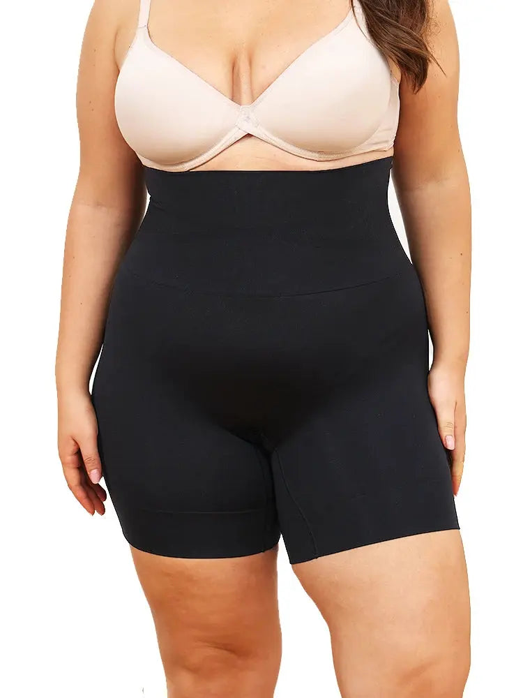 Plus Size Womens Shapewear High Waisted Body Shaper Tummy Control Panties Obesity Slimming Shapers Waist Trainer Shaping Shorts - SlimmingHut