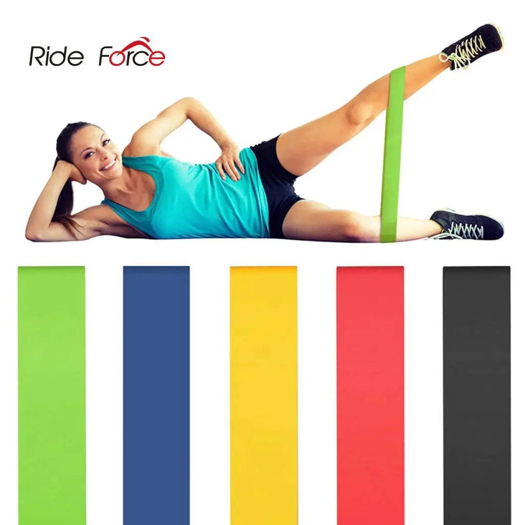 Ride Force Gym Fitness Gum Resistance Bands for Yoga Stretch Pull Up Assist Rubber Crossfit Exercise Training Workout Equipment - SlimmingHut