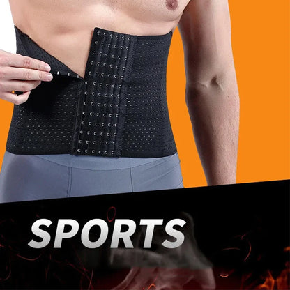 Men Slimming Body Shaper Waist Trainer Trimmer Belt Corset for Abdomen Belly Shapers Tummy Control Fitness Compression Shapewear SlimmingHut