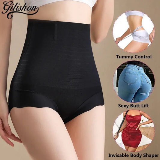 Slimming Shorts Women Body Shaper High Waist Flat Belly Sheathing Panties Hip Lift Shaping Underwear Tummy Control Shapewear SlimmingHut