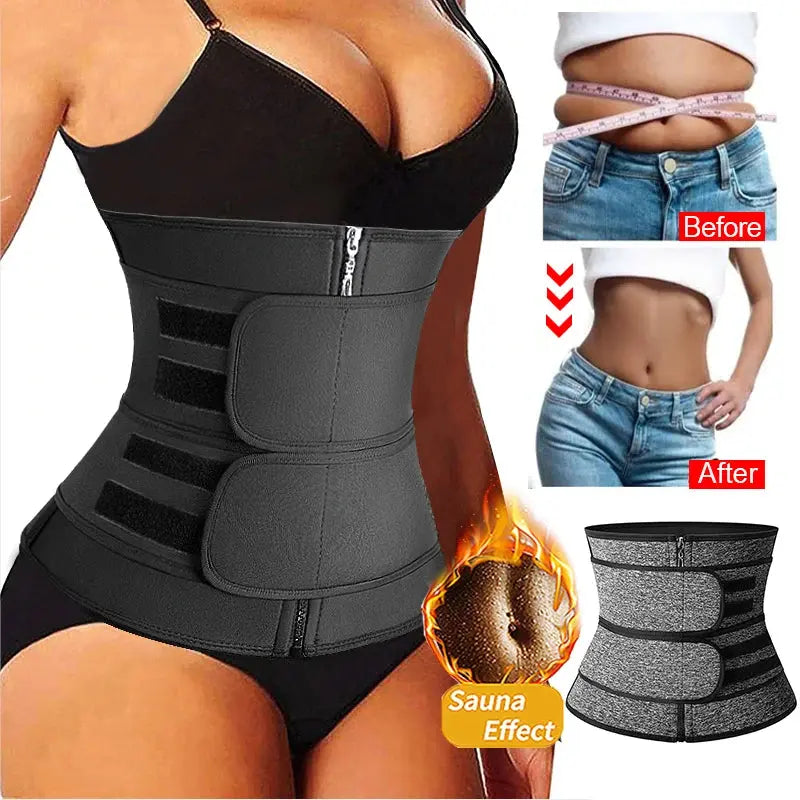 Women Waist Trainer Neoprene Body Shaper Belt Slimming Sheath Belly Reducing Shaper Tummy Sweat Shapewear Workout Shaper Corset SlimmingHut