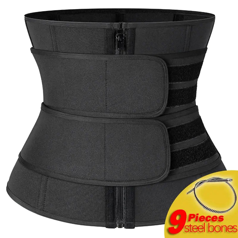 Women Waist Trainer Neoprene Body Shaper Belt Slimming Sheath Belly Reducing Shaper Tummy Sweat Shapewear Workout Shaper Corset - SlimmingHut