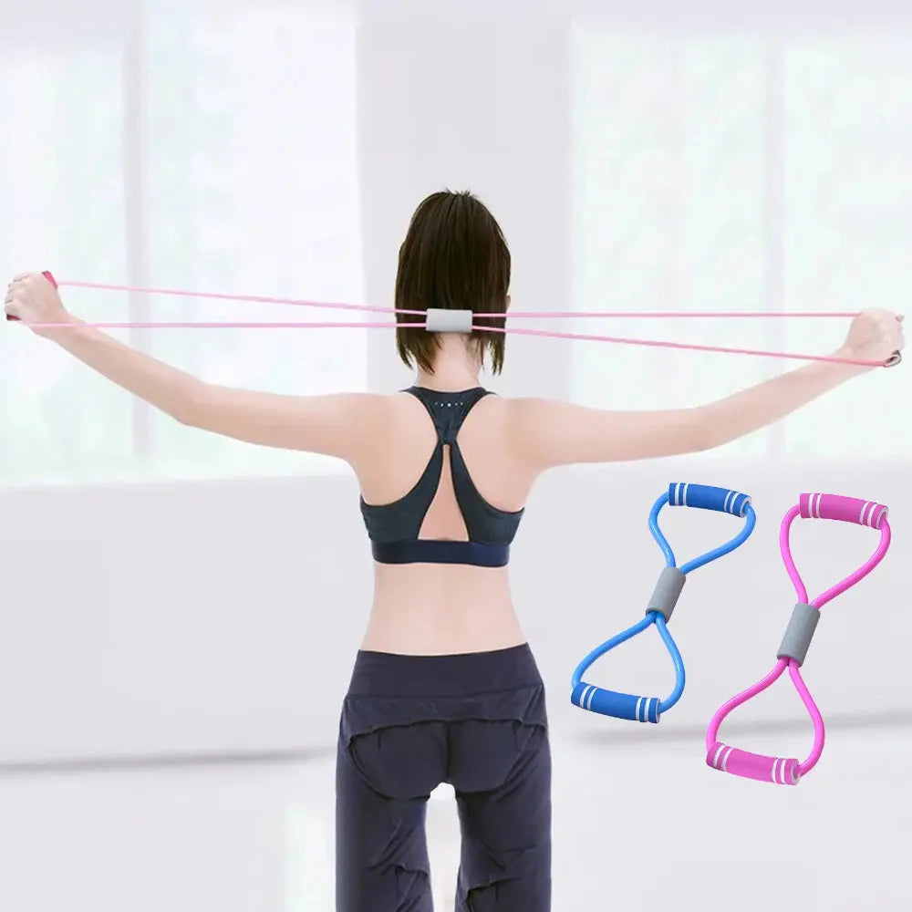 Yoga Rope Resistance Bands For Women  Fitness Elastic Exercise Equipment Practice Stretching Open Shoulder Back Home Gym SlimmingHut